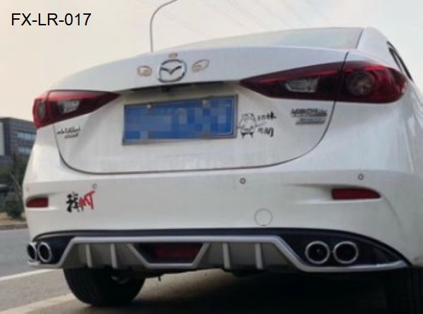 FX-LR-017: Rear Lip for Mazda 3 Axela   |     马自达3昂克赛拉后唇  