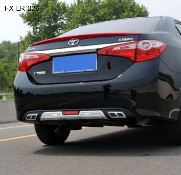 FX-LR-026: Rear Lip for Toyota Levin   |     丰田雷凌后唇  