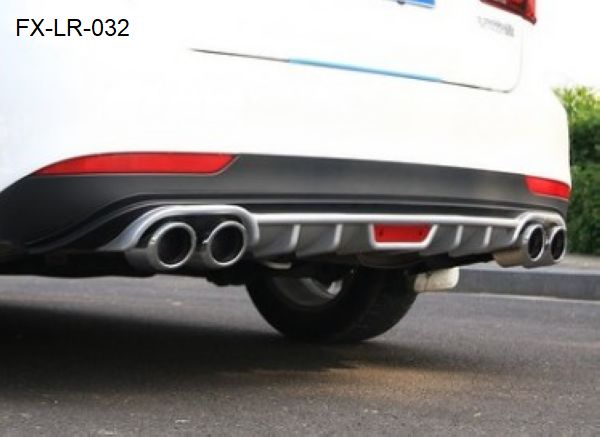 FX-LR-032: Rear Lip for Kia K3 (4 exhaust)   |     新款起亚K3运动尾唇  