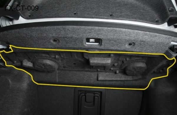 FX-CT-009: Rear Trunk Soundproof Cotton for Honda Accord G10   |   十代本田雅阁后备箱隔音棉    