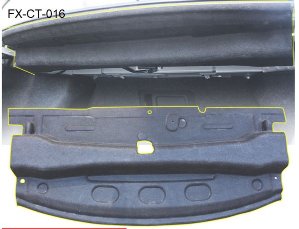 FX-CT-016: Rear Trunk Soundproof Cotton for Nissan Sylphy 16-19   |   16-19日产轩逸    