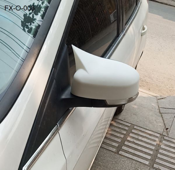 FX-O-006: Ox Horn Rear View Side Mirror Cover Trim for Ford Focus Sedan&Hatchback 12-18, Ford Mondeo Ghia-X   |   12-18两厢三厢福特福克斯 6号 蒙迪欧致胜  