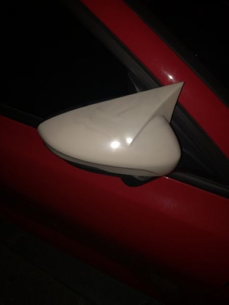 FX-O-012: Ox Horn Rear View Mirror Cover Trim for Ford Focus 19-21 Hatchback/Sedan   |   19-21两厢三厢福特福克斯