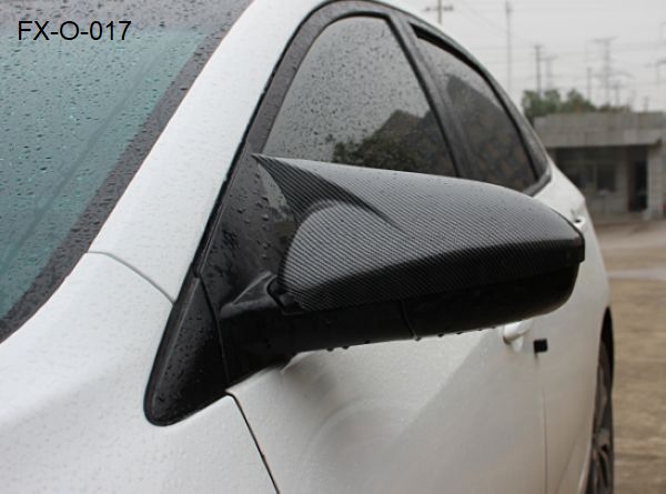 FX-O-017: Carbon Fiber Style Ox Horn Rear View Mirror Cover Trim for Chevrolet Cruze 09-15   |    09-15雪佛兰科鲁兹（含15经典科鲁兹） 