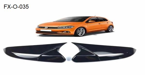 FX-O-035: Ox Horn Rear View Side Mirror Cover Trim for Volkswagen Polo Plus 19   |   19大众polo plus