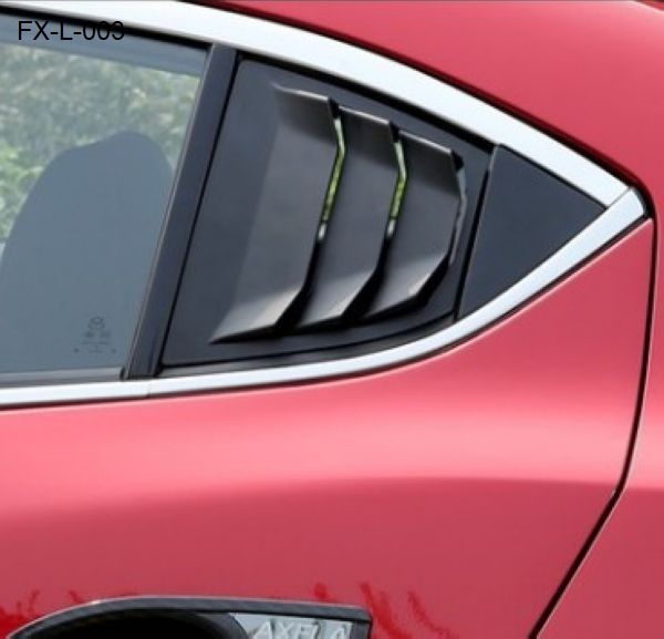 FX-L-003: Rear Side Window Louvers for Mazda 3 Axela   |   马自达3昂克赛拉百叶窗
