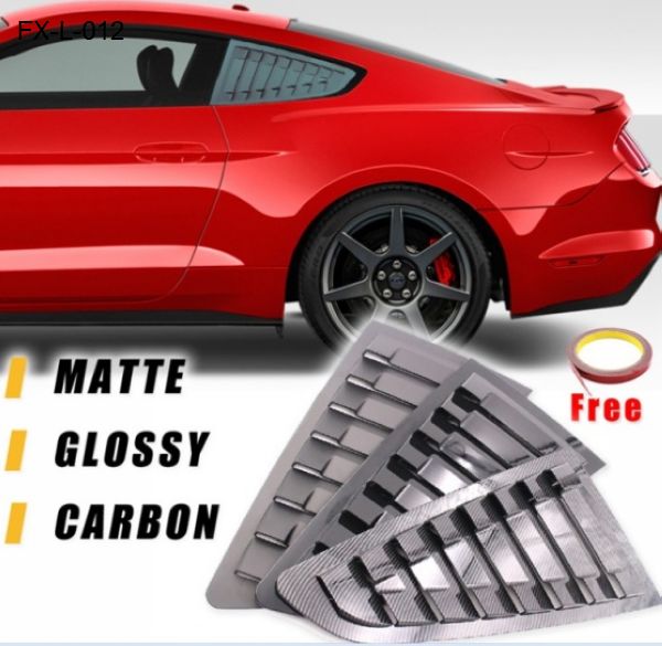 FX-L-012: Rear Side Window Louvers for Ford Mustang   |   福特Mustang 野马百叶窗  