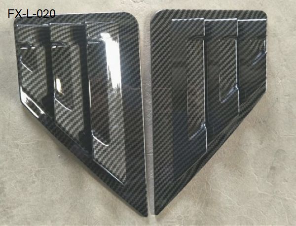 FX-L-020: Rear Side Window Louvers for Toyota C-HR (Izoa)   |   丰田CHR-奕泽后侧百叶窗  